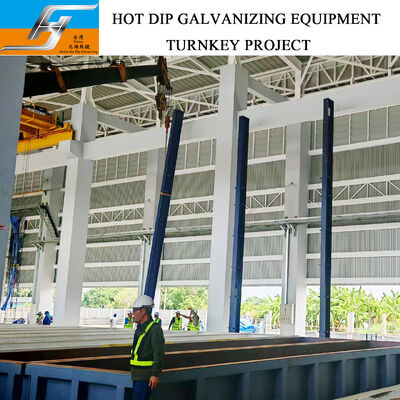 Customized Hot Dip Galvanizing Equipment with Automatic/Semi-automatic Control and High Velocity Pulse Firing System for Zinc Coating Plants