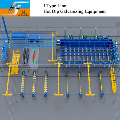 Ποιότητα  I Type Hot Dip Galvanizing Equipment Production Line εργοστάσιο