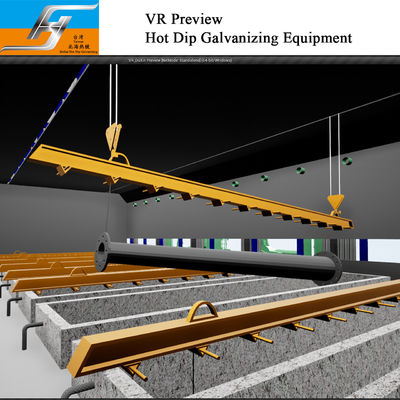 VR Preview Hot Dip Galvanizing Production Line με εξατομικευμένο σχεδιασμό για έργα κλειδιά